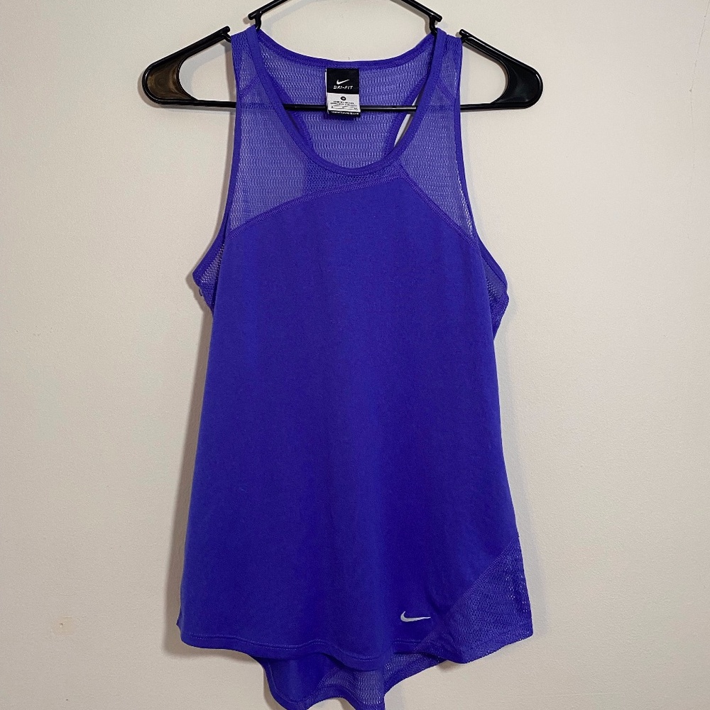 Nike Dri-Fit purple athletic tank top